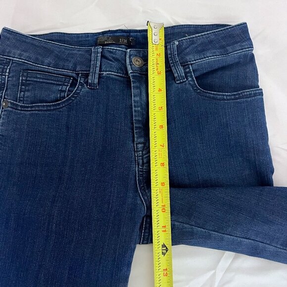 PrAna Oday Indigo Jeans Size 2/26 Short Rare Style Not Made Anymore - Picture 9 of 12